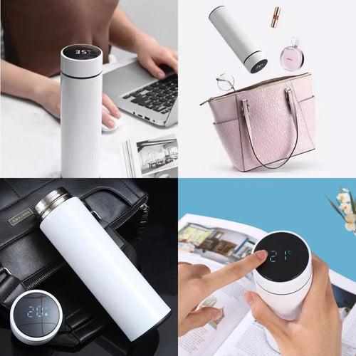 Termo Inteligente con Pantalla LED