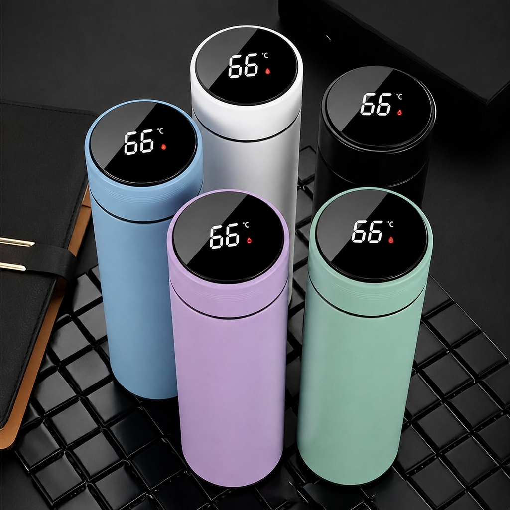 Termo Inteligente con Pantalla LED